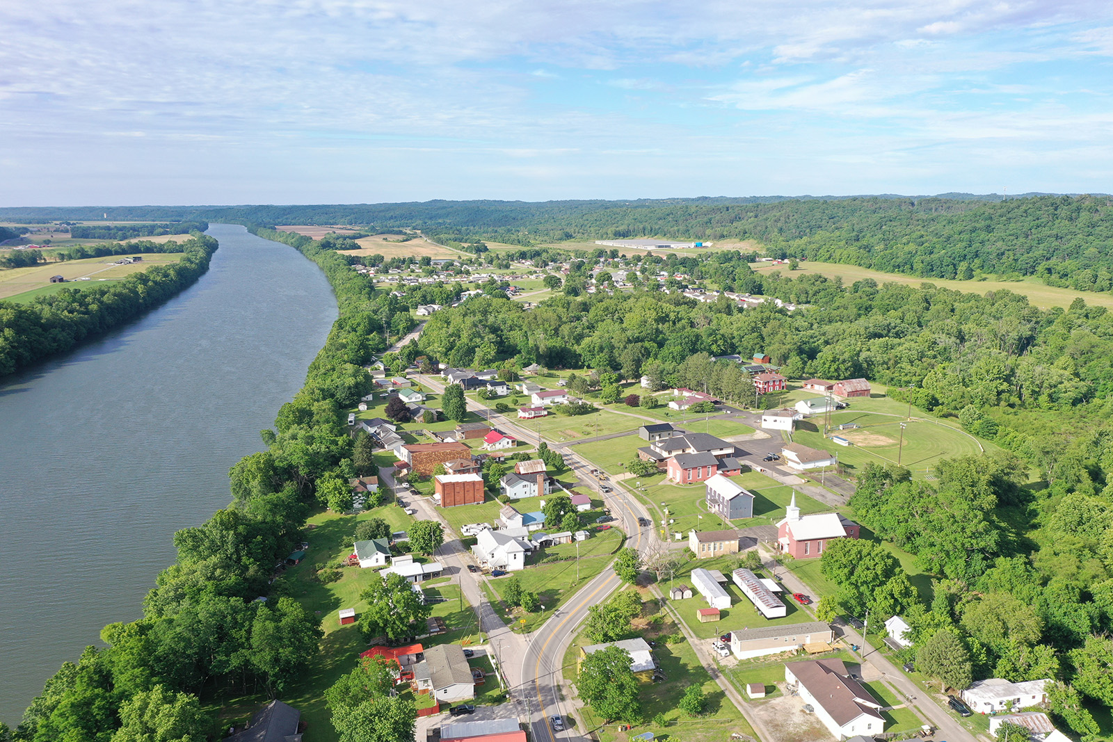 Buffalo, West Virginia Aerial View