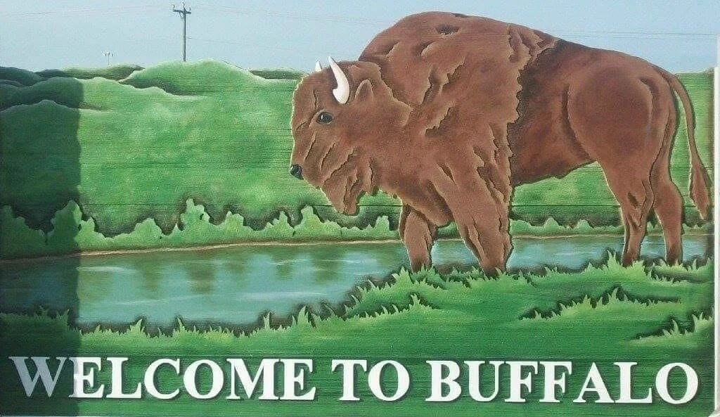 Welcome to Buffalo sign, Buffalo, West Virginia